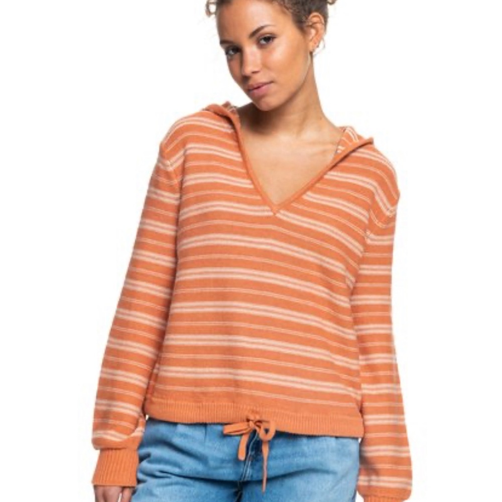 ROXY Turning Out Hooded Sweater Size M